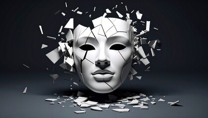 Shattered Mask Emotion.