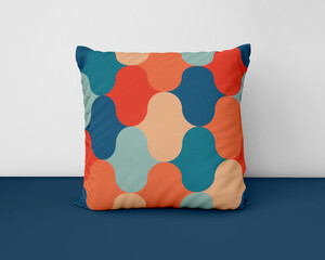 pillow design isolated on white background