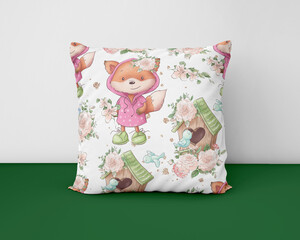 pillow design isolated on white background