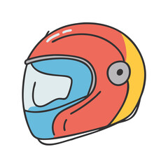 helmet icon, helmet vector illustration-simple illustration of helmet, perfect for helmet logos and icons