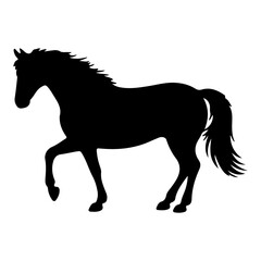 Horse silhouette vector design