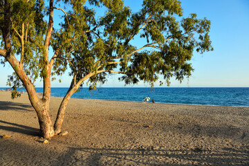 beach in bolnuevo murcia spain