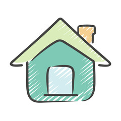 house icon, house vector illustration-simple illustration of house, perfect for house logos and icons