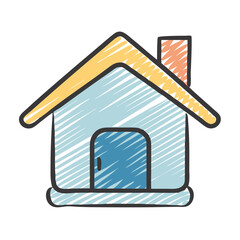house icon, house vector illustration-simple illustration of house, perfect for house logos and icons