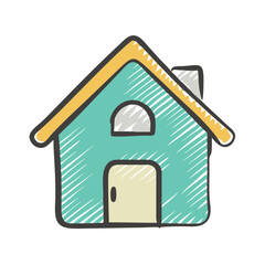house icon, house vector illustration-simple illustration of house, perfect for house logos and icons