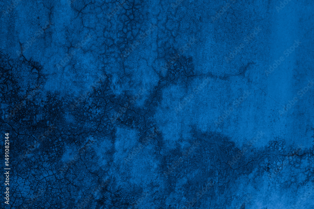 Poster old wall pattern texture cement blue dark abstract blue color design are light with black gradient b