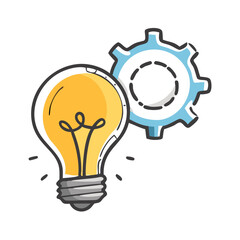 idea icon, idea vector illustration-simple illustration of idea, perfect for idea logos and icons