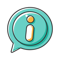 information icon, information vector illustration-simple illustration of information, perfect for information logos and icons