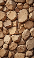 Warm beige rock wall, abstract texture  Natural earthy tones , ancient, neutral