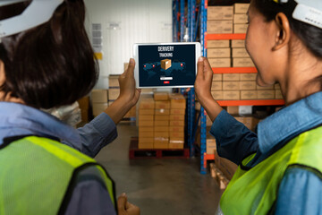 Delivery tracking system for e-commerce and modish online business to timely goods transportation...