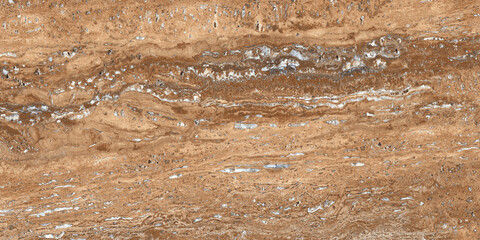 Luxury brown travertine marble texture.