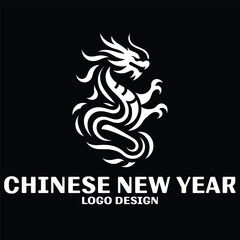 Chinese New Year Vector Logo Design