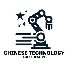 Chinese Technology Vector Logo Design