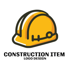 Construction Items Vector Logo Design