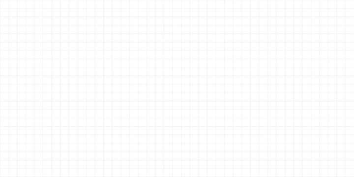 Abstract modern background white tile. White sheet of paper background. Graph grid paper. Grid lines on white paper. Gray grid square graph line on white paper. Vector-editable mockup illustration.