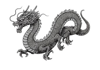 Fototapeta premium Imperial Dragon's Fury