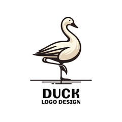 Duck Vector Logo Design