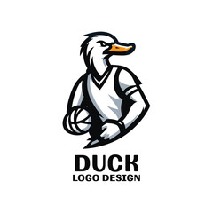 Obraz premium Duck Vector Logo Design