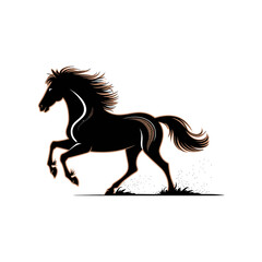 black horse head photo. running horse silhouette vector photo jpg png image, black horse .