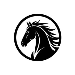 black horse head photo. horse silhouette vector photo jpg png image, black horse .