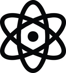 Atom Icon Science Energy Physics Symbol