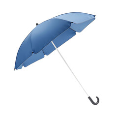 Ultra Portable Beach Umbrella with a Sleek Space Sa Isolated on Transparent Background