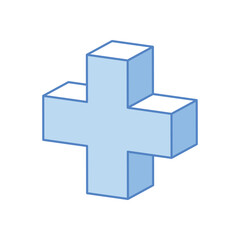 Medical Cross Vector icon