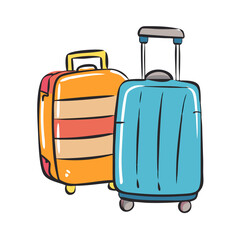 luggage icon, luggage vector illustration-simple illustration of luggage, perfect for luggage logos and icons