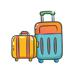 luggage icon, luggage vector illustration-simple illustration of luggage, perfect for luggage logos and icons