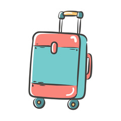 luggage icon, luggage vector illustration-simple illustration of luggage, perfect for luggage logos and icons