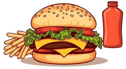hamburger vector