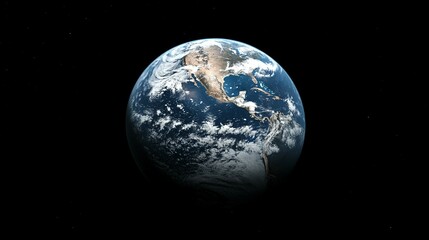 Fototapeta premium Earth's Splendor: A View from the Cosmos