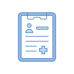 Patient Chart Vector icon