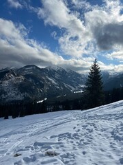 Fototapeta premium snow covered mountains