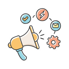marketing icon, marketing vector illustration-simple illustration of marketing, perfect for marketing logos and icons