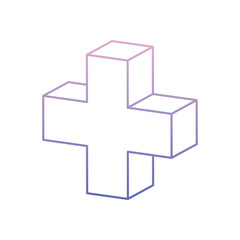 Obraz premium Medical Cross Vector icon
