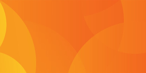 Minimal geometric background. Orange elements with fluid gradient. Dynamic shapes composition. Eps10 vector