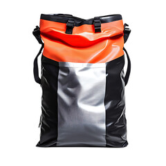Modern Waterproof Dry Bag with a Streamlined Silhouette Isolated on Transparent Background