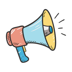 megaphone icon, megaphone vector illustration-simple illustration of megaphone, perfect for megaphone logos and icons