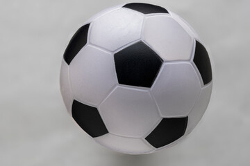 soccer ball on a black background