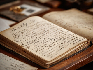 Vintage Family Heritage: Preserving Old Journals and Handwritten Memoirs - A Nostalgic Journey Through Written History and Timeless Collectibles