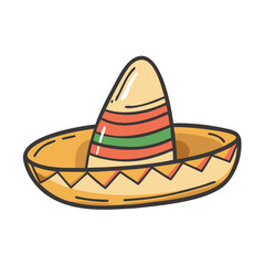 mexican sombrero hat icon, mexican sombrero hat vector illustration-simple illustration of mexican sombrero hat, perfect for mexican sombrero hat logos and icons