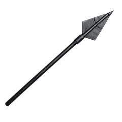 Sleek Arrow with a Modern Profile in Deep Charcoal Isolated on Transparent Background