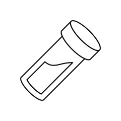 Blood Sample Tube Vector icon
