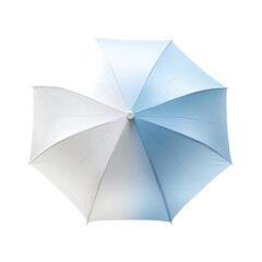 Minimalist Travel Beach Umbrella with a Sleek Modern Design Isolated on Transparent Background