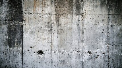 Obraz premium Rough Concrete Wall with Textured Surface and Natural Wear Patterns