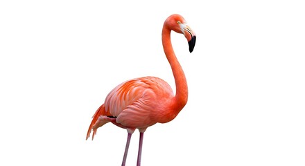 Fototapeta premium Pink flamingo portrait