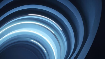 Obraz premium Abstract digital art piece that appears to be a tunnel or a tunnel-like structure.