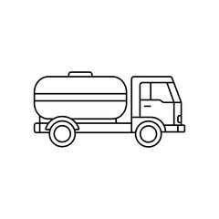 Tanker.Cartoon images of municipal vehicles. Illustrations of cars that serve the city. Equipment that brings comfort and benefits to those around them.