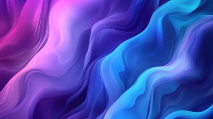 Obraz premium Abstract Colorful Waves in Soft Gradient for Background Design